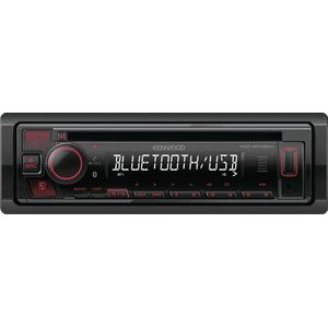 Kenwood KDC-BT460U Radio-CD Speler - Bluetooth - Rood