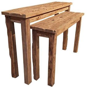 Benoa Bijzettafel Teak Bridge set van 2 - 120cm & 100cm