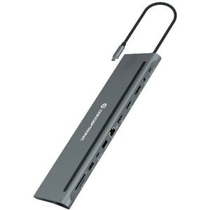 Hub USB Conceptronic 110518707101 Grijs 100 W (1 Stuks)