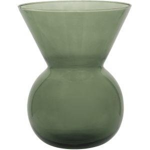 Urban Nature Culture Vase Recycled Glass By Mieke cuppen S, Duck Green Duck green / Recycled glass
