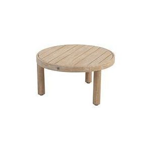 4SO - Sem salontafel brushed teak 60 cm dia. H32 cm 4SO