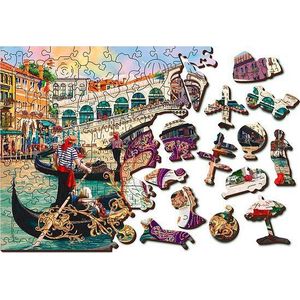 Wooden puzzle Venice carnival XL 600