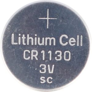CR1130 lithiumbatterij 3,0 volt Batterij CR1130 3 volt 1 stuk