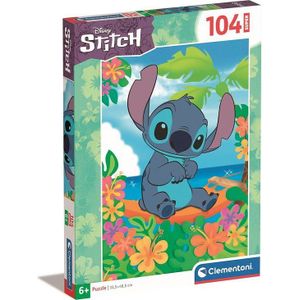 Clementoni Legpuzzel Super Color Stitch II, 104st.