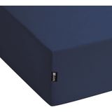HOFUF - Laken - Marineblauw - 180 x 200 cm - Katoen