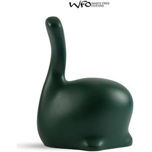 Walvis stoeltje Zeegroen / Whalechair Seagreen - Design Bijzettafel - Visnet materiaal - Werkwaardig.