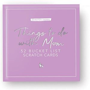 Gift Republic Scratch Cards Mum - Paars / 11.7 x 11.7 x 4 cm / Karton