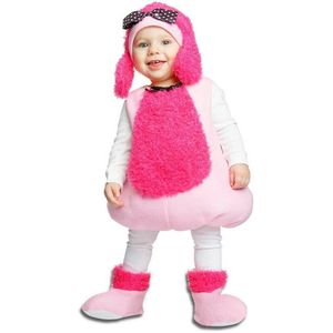 Kostuums voor Baby's My Other Me Poodle Roze Hond (3 Onderdelen) Maat 12-24 Maanden