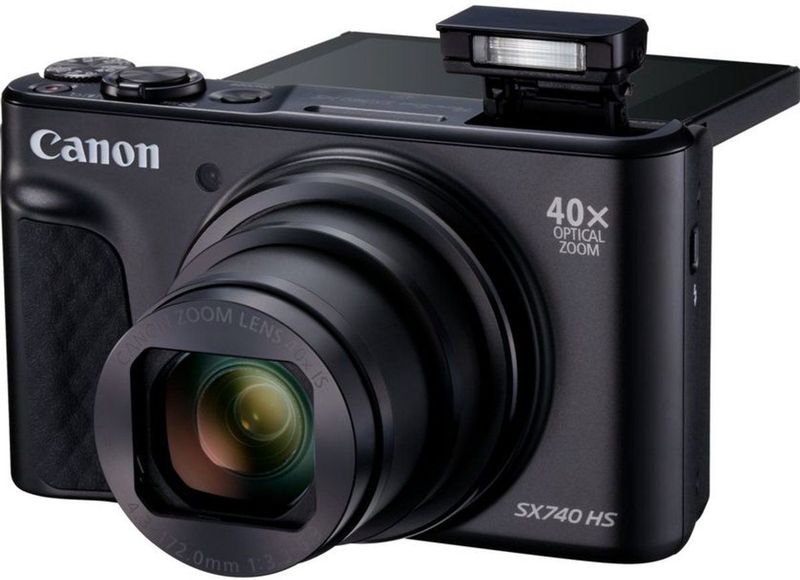 Canon - PowerShot SX740 HS - Camera - Zwart - 20,3 Megapixels - 40x Optische Zoom