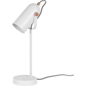 Beliani TYRIA - Bureaulamp - Wit - Metaal