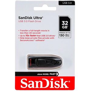SanDisk Cruzer Ultra - 64GB - USB-stick - USB 3.0