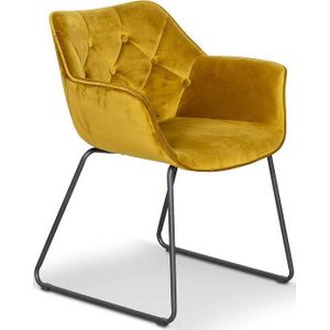 Lanterfant Fauteuil - Kuipstoel - Milou - Velvet - Spiced Honey