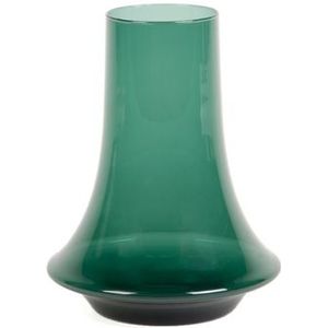 XLBoom Spinn Vaas Medium - Glas - Voor Binnen - Groen - 20 × 20 × 25 cm