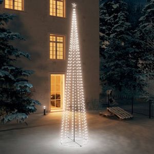 Kegelkerstboom 752 LED&#39;s 160x500 cm koudwit