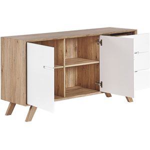 Beliani FORESTER  - Sideboard - Lichte houtkleur - MDF