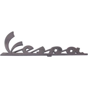 Sticker embleem Vespa S  'Vespa' mat zwart