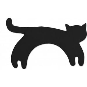 Leschi Warmtekussen Minina cat L - zwart