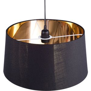 Beliani KALLAR - Hanglamp - Zwart - Polykatoen