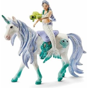Figuren Schleich 42509 Mermaid on sea unicorn Plastic