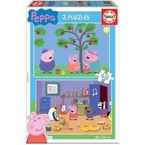 Kinderpuzzel Educa Peppa Pig (2 x 48 pcs)
