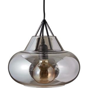 Polo hanglamp glas - Zwart