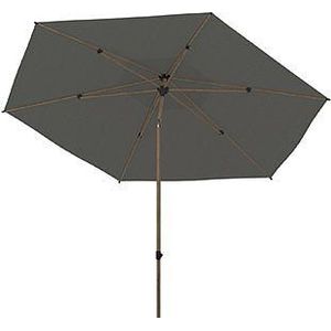 4 Seasons Outdoor Azzurro Parasol Ø300 cm - Antraciet/Houtlook Frame