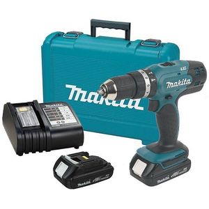 Makita DHP453SYE 18 V Li-ion klopboormachine in koffer | 2 accu's