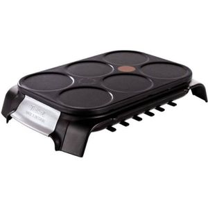 Tefal Crep'party Inox & Design - Pannekoekenplaat - 6 personen