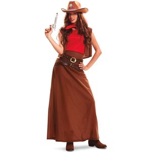 Kostuums voor Volwassenen My Other Me Cowgirl Bruin (5 Onderdelen) Maat XXL