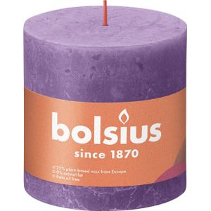 Bolsius - Rustiek stompkaars 100/100 Vibrant Violet