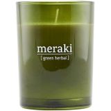 Meraki - Geurkaars Green herbal groen groot Geurkaars Green herbal groen groot