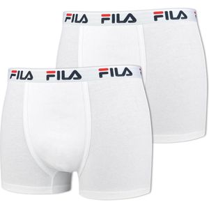 Fila - Man Boxer Elastic Band 2-pack - Wit - Heren - maat  XXL