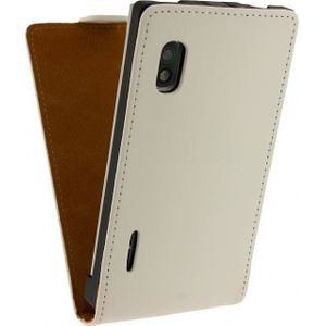 Mobilize Ultra Slim Flip Case LG Optimus L5 E610 Wit