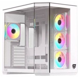 ATX Semi-toren doos Nfortec Wit