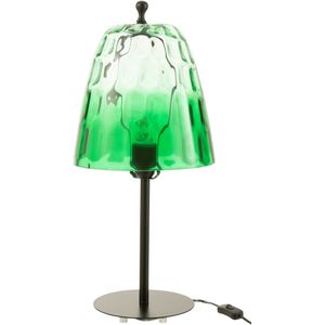 J-Line Tafellamp Oceane - glas - groen