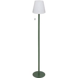 Atmosphera Buitenlamp Zack H108cm - Oplaadbaar - Olijfgroen