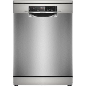 Bosch Serie 6 SMS6EDI00E, Vrijstaand, Volledige grootte (60 cm), Roestvrijstaal, Zwart, Touch, 1,75 m