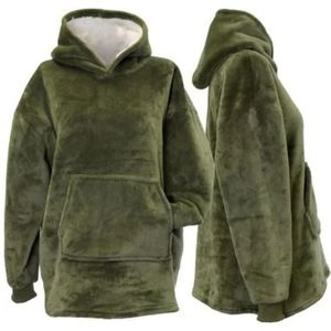 Unique Living - Oversized kids hoodie deep green 75x63 cm