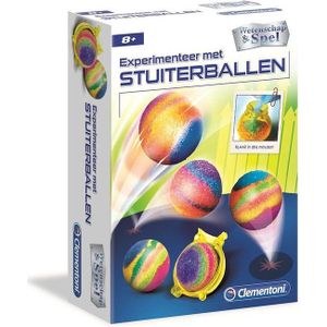 Clementoni Wetenschap & Spel - Experimenteer met Stuiterballen - Zelf Stuiterballen Maken - Experimenteerdoos - 8+ Jaar