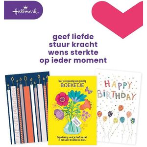 Hallmark navulset wenskaarten, verjaardag, pak van 12 stuks