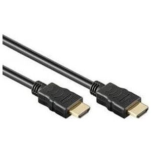 ADJ 300-00043 HDMI A/V Cable, HDMI->HDMI, M/M, High Speed, Screened, 3m, Black