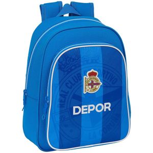 Schoolrugzak R. C. Deportivo de La Coruña Blauw 27 x 33 x 10 cm