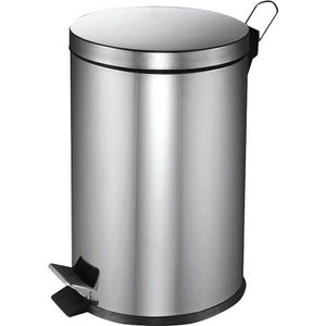 Pedaalemmer EKO Classic Zilver Inox 20L