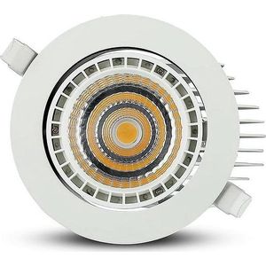 V-tac Inbouwspot VT-2933 led 2650 lumen 16,5 cm aluminium wit