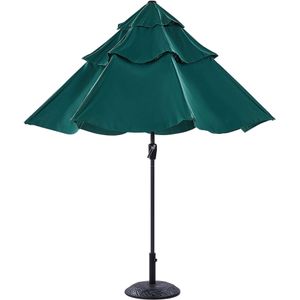 Beliani BIBIONE - Parasol - Groen - 270 cm - Polyester