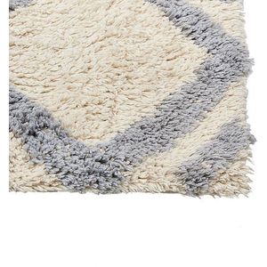 NEVSEHIR - Laagpolig Vloerkleed - Beige - 80 X 150 cm - Katoen