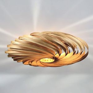 Gofurnit Plafondlamp 'Veneria' van olijf essenhout - 50 cm / Olijfas
