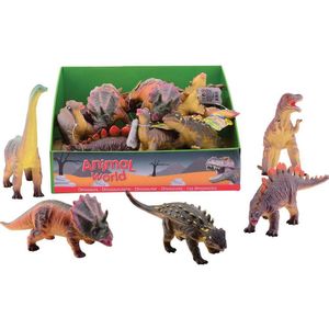 Animal World Dinosaurussen soft  26-38 cm 1 stuk