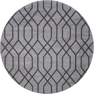 Vloerkleed Pattern Rond Groen ø120 cm