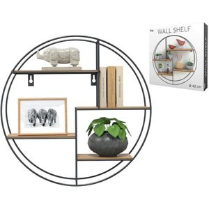 Wandrek - Hout - Zwart - Modern Ontwerp